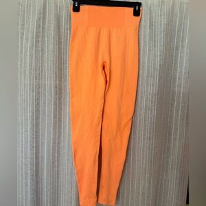 Gymshark Bright Orange High-Waisted Leggings